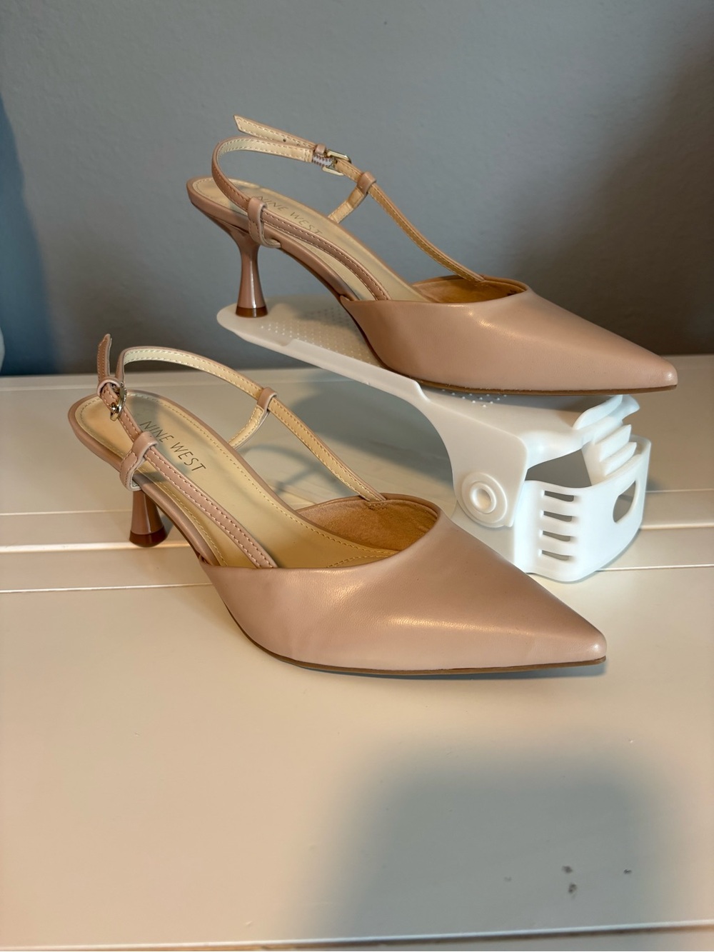 Nine West Blush Pointed-Toe Slingback Pumps